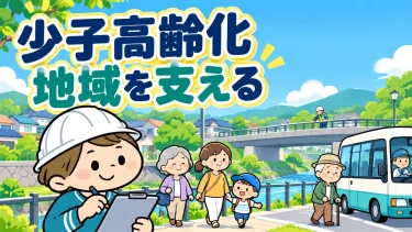 少子高齢化とは｜地域交通・インフラ維持・担い手の課題を整理