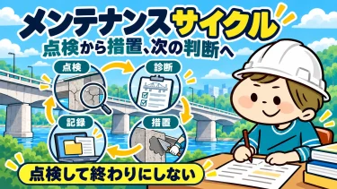 メンテナンスサイクルとは｜点検・診断・措置・記録を技術士試験向けに整理