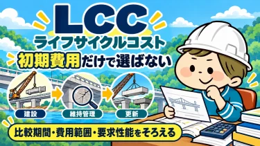 LCC（ライフサイクルコスト）とは｜技術士試験で使える考え方と比較例