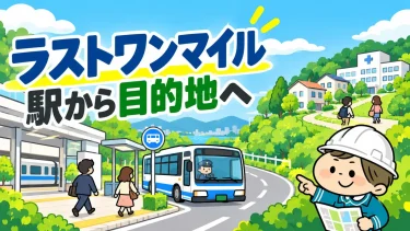 ラストワンマイルとは｜駅から目的地までの移動と地域公共交通の課題